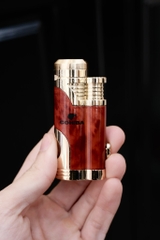 Khò Cohiba- Dáng ống Đỏ vân Đá- Phiên Bản 2 Tia