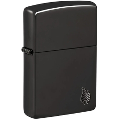 Bật Lửa ZIPPO - Armor®- High Polish Black Flame Design