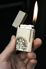 Bật Lửa Derui - Đồng Xu - Phiên Bản Viền vàng