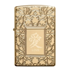 Bật Lửa ZIPPO - Armor®- Armor® Chinese Love (Chữ Hỷ)