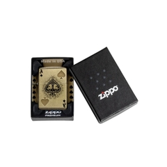 Bật Lửa ZIPPO - Classic - Ace of Skulls Design Premium