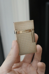Bật Lửa Derui - Vàng - Phiên Bản Chấm Bi