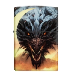 Bật Lửa ZIPPO - Classic - Dragon Design ( Rồng Trăng Premium)