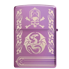 Bật Lửa ZIPPO - Classic - Anne Stokes - Laser 360 High Polish Purple