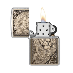 Bật Lửa ZIPPO - Classic -Lion Emblem  (Sư Tử Nổi)