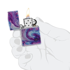 Bật Lửa ZIPPO - Classic - Universe Astro Design (Loang Vân Tím)