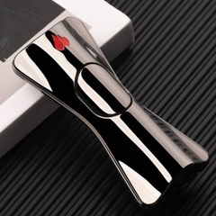 Bật Lửa Khò 1 Tia - Dáng Đồng Hồ Cát - Bản Đen Bóng
