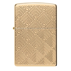 Bật Lửa ZIPPO -  Armor - Pattern Design ( Trám Thoi Vàng)