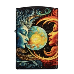 Bật Lửa ZIPPO - Classic - Sun and Moon Design (Mặt Trăng Và Mặt Trời)