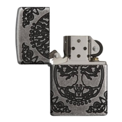 Bật Lửa ZIPPO - Armor - Tree of Life (Cây Tài Lộc Antique Silver)