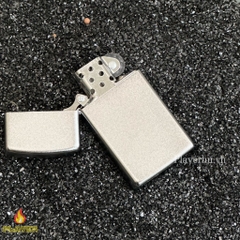 Bật Lửa ZIPPO - Slim - Satin Chrome (Bạc Lì mạ Chorme ánh Satin)