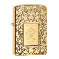 Bật Lửa ZIPPO - Armor®- Armor® Chinese Love (Chữ Hỷ)