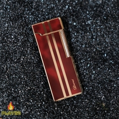 DUNHILL - Slim - Đỏ Mận Sọc Vàng - Phiên bản DERUI