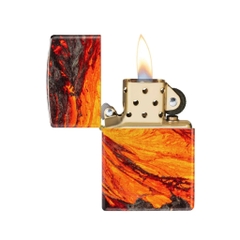 Bật Lửa ZIPPO - Classic - Lava Flow Design (Núi Lửa)