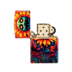 Bật Lửa ZIPPO - Classic - Spooky Sunflower Design ( Hướng Dương Creepy)