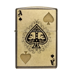 Bật Lửa ZIPPO - Classic - Ace of Skulls Design Premium