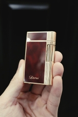 Derui Dunhill Mỏng Đỏ Đô - Viền Vàng