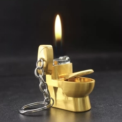 Bật Lửa Móc Khóa - Phiên Bản Bồn Cầu