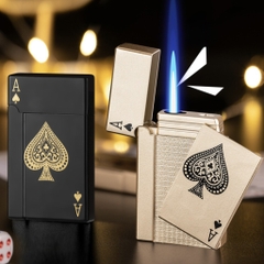 Bật Lửa Độc Lạ - Phiên Bản Lá Át Bích  - Bản Mở Nắp