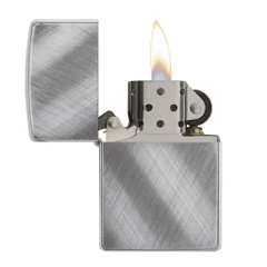 Bật Lửa ZIPPO - Classic - Diagonal Weave (Bạc Phay Xéo)