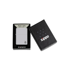 Bật Lửa ZIPPO - Armor®-Chrome Flame Design (Bạc)