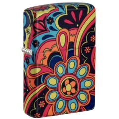 Bật Lửa ZIPPO - Classic - Flower Power Design ( Điện Hoa )