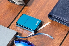 Bật Lửa ZIPPO - Classic - High Polish Blue Zippo Logo (Xanh Saphire Logo Zippo)