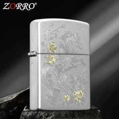 Zorro - Ngựa Hoa Mạ Vàng - Phiên Bản Bạc Satin