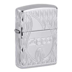 Bật Lửa ZIPPO - Armor® - Flame Design (Ngọn Lửa Zippo)