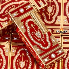 DUNHILL - Đỏ Hoa Văn Vàng -  Phiên bản GHORSE - L15