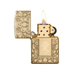 Bật Lửa ZIPPO - Armor®- Armor® Chinese Love (Chữ Hỷ)