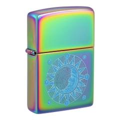 Bật Lửa ZIPPO - Classic - Sun Design ( Mặt Trời Bảy Màu )