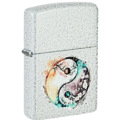Bật Lửa ZIPPO - Classic - Floral Yin and Yang Design ( Âm Dương Phong Cảnh)