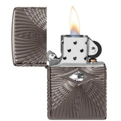 Bật Lửa ZIPPO - Luxury- Armor® Pattern Design ( Đá Trắng Black Ice )