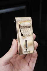 Khò Cohiba- Dáng Chữ Nhật Vàng Gold - Phiên Bản 2 Tia