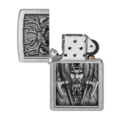 Bật Lửa ZIPPO - Classic - Barbarian Design ( Chiến Binh Gấu )