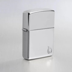 Bật Lửa ZIPPO - Armor®-Chrome Flame Design (Bạc)