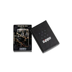 Bật Lửa ZIPPO - Classic - Fusion Marble Design ( Vân Đá Đen)