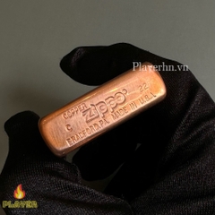 Zippo -Classic - Solid Copper (Đồng đỏ)