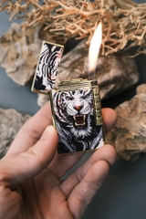 Bật Lửa - Quẹt ngang - Đầu Hổ Trắng Gào