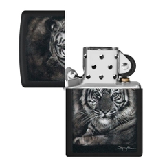 Bật Lửa ZIPPO - Classic - Spazuk (Hổ Đen Lì)