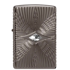 Bật Lửa ZIPPO - Luxury- Armor® Pattern Design ( Đá Trắng Black Ice )