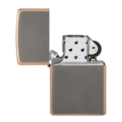 Bật Lửa ZIPPO - Classic - Rustic Bronze (Ghi Viền Nâu)