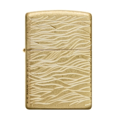 Bật Lửa ZIPPO - Luxury- Armor®Luxury Waves Design (Vàng Sóng)