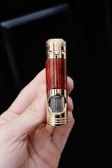 Khò Cohiba- Dáng ống Đỏ vân Đá- Phiên Bản 2 Tia