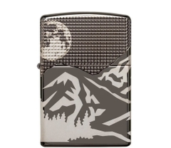 Bật Lửa ZIPPO - Armor - Mountain Design ( Núi Tuyết Black Ice)