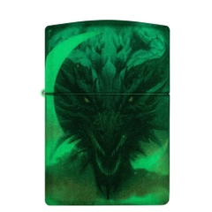 Bật Lửa ZIPPO - Classic - Dragon Design ( Rồng Trăng Premium)