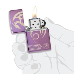 Bật Lửa ZIPPO - Classic - Anne Stokes - Laser 360 High Polish Purple