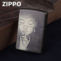 Zippo Phật Bà Quan Âm - Phiên Bản Độ - Hàng Order
