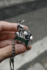 Bật Lửa Mini - Marl Xanh Lá - kèm Móc Treo